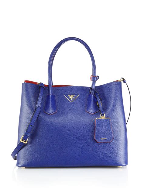 prada leather handbag in bluette|dark blue prada bag.